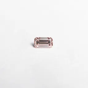 0.12ct 3.42x1.96x1.76mm VS1 Fancy Intense Orangy Pink Cut Corner Rectangle Step Cut 24108-01