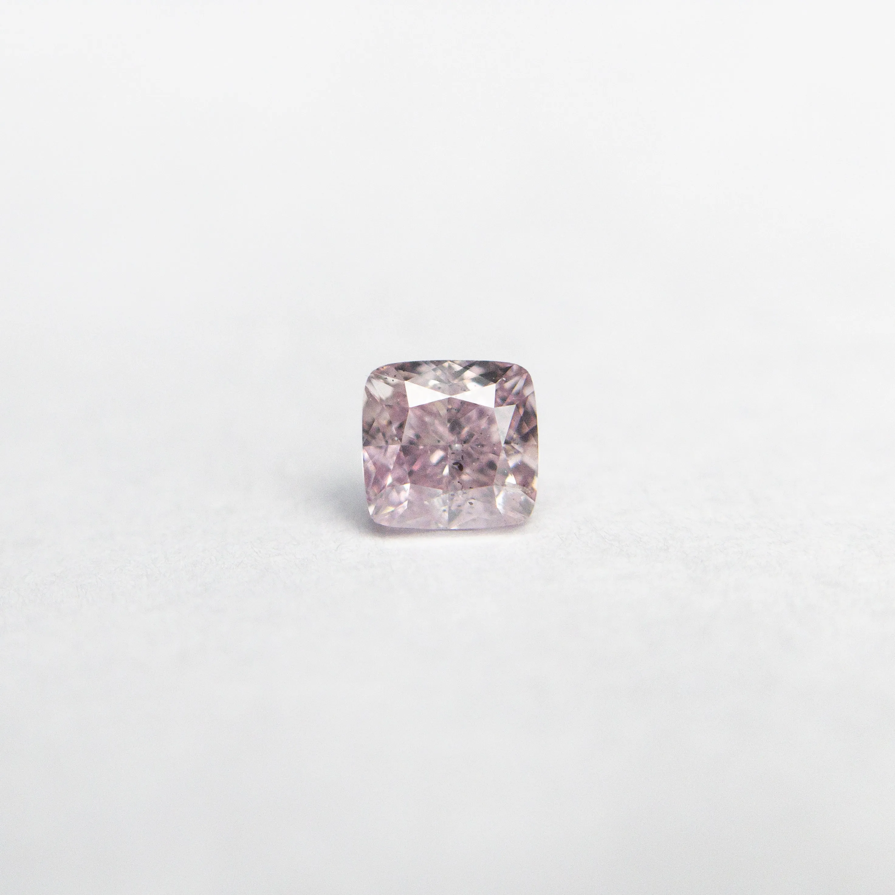 0.20ct 3.16x3.01x2.15mm GIA SI2 Fancy Purple-Pink Cushion Brilliant  24098-01