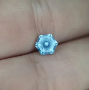 1.17ct LIGHT BLUE MONTANA SNOWFLAKE SAPPHIRE