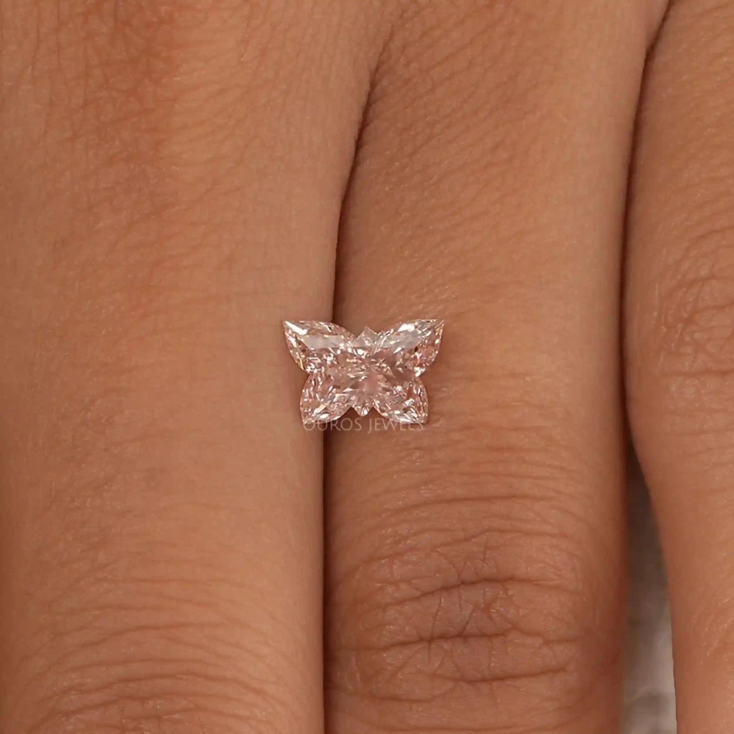 1.20 Carat  Pink Butterfly Cut  Lab Grown Diamond