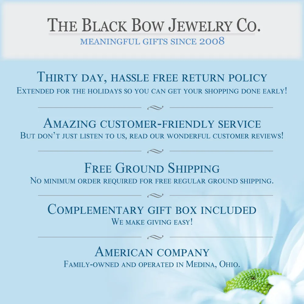 14k White Gold Faith, Hope and Charity Charm