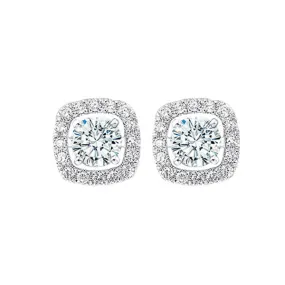 14KT WHITE GOLD DIAMOND (1/5CTW) EARRING