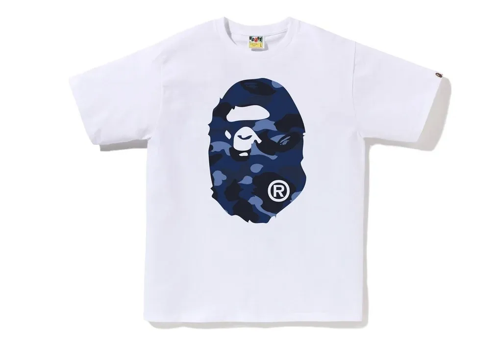 A BATHING APE  |Crew Neck Unisex Street Style Cotton Short Sleeves Logo