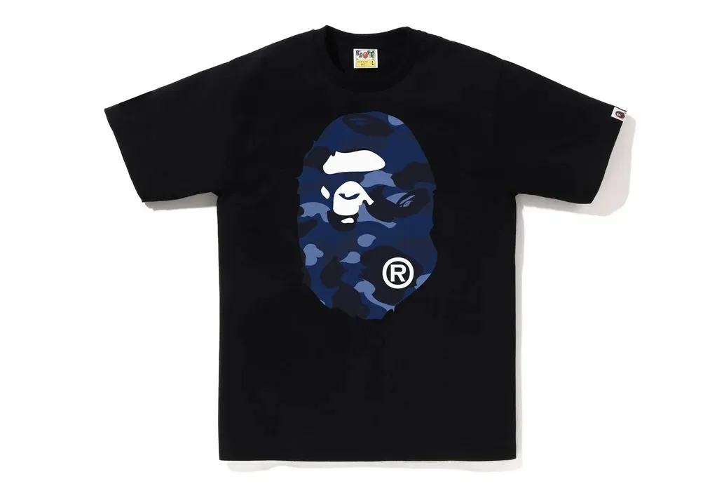 A BATHING APE  |Crew Neck Unisex Street Style Cotton Short Sleeves Logo