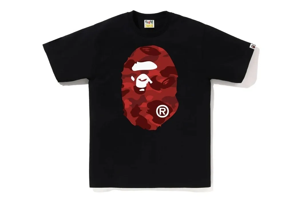 A BATHING APE  |Crew Neck Unisex Street Style Cotton Short Sleeves Logo