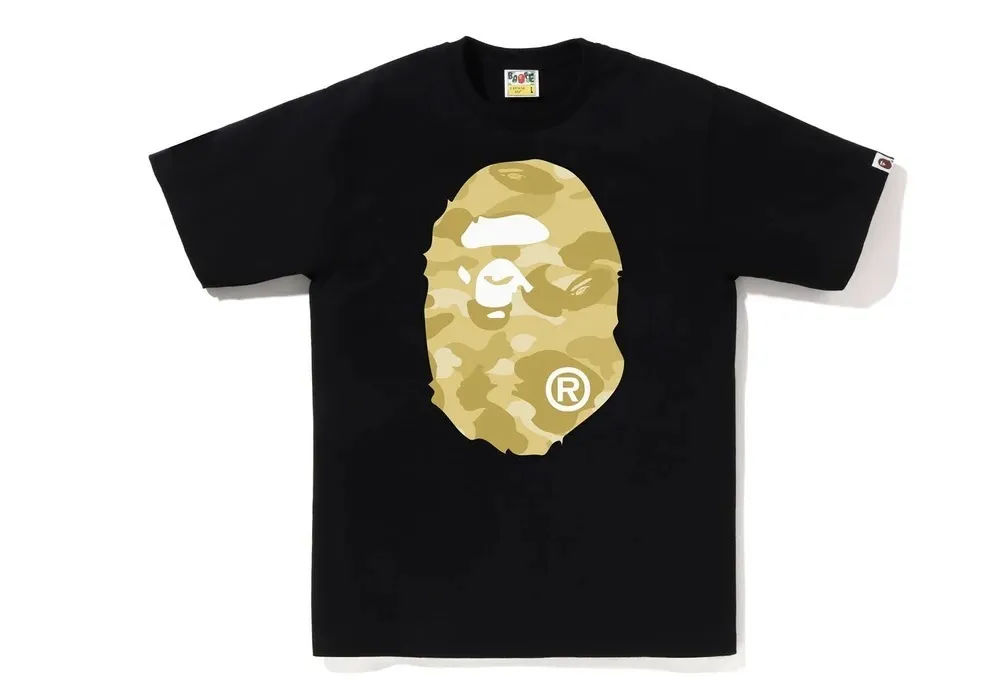 A BATHING APE  |Crew Neck Unisex Street Style Cotton Short Sleeves Logo