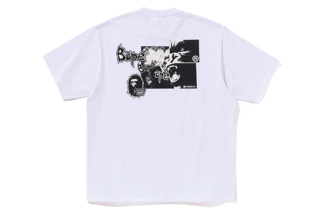 A BATHING APE  |Crew Neck Unisex Street Style Plain Cotton Short Sleeves