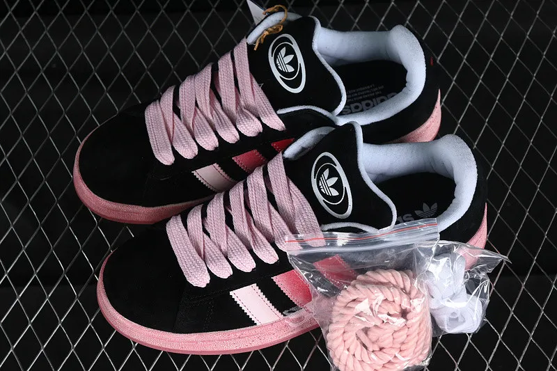 Adidas Campus 00s Core Black Pink Cloud White HQ8708