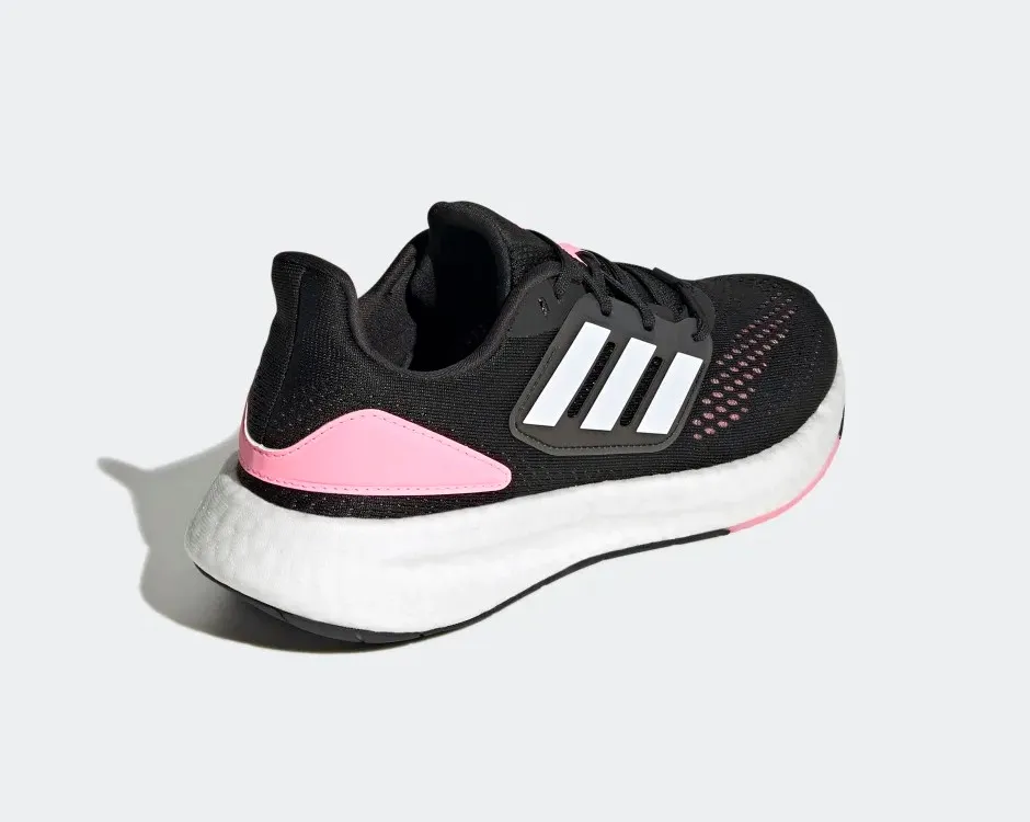 Adidas PureBoost Core Black Cloud White Pink HQ1458