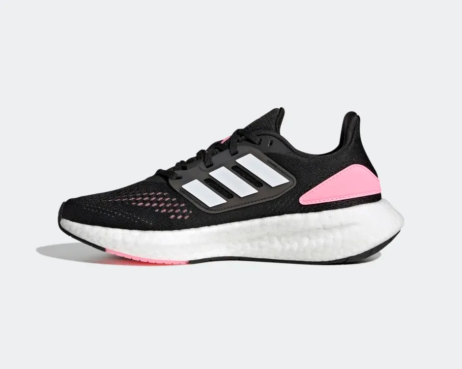 Adidas PureBoost Core Black Cloud White Pink HQ1458