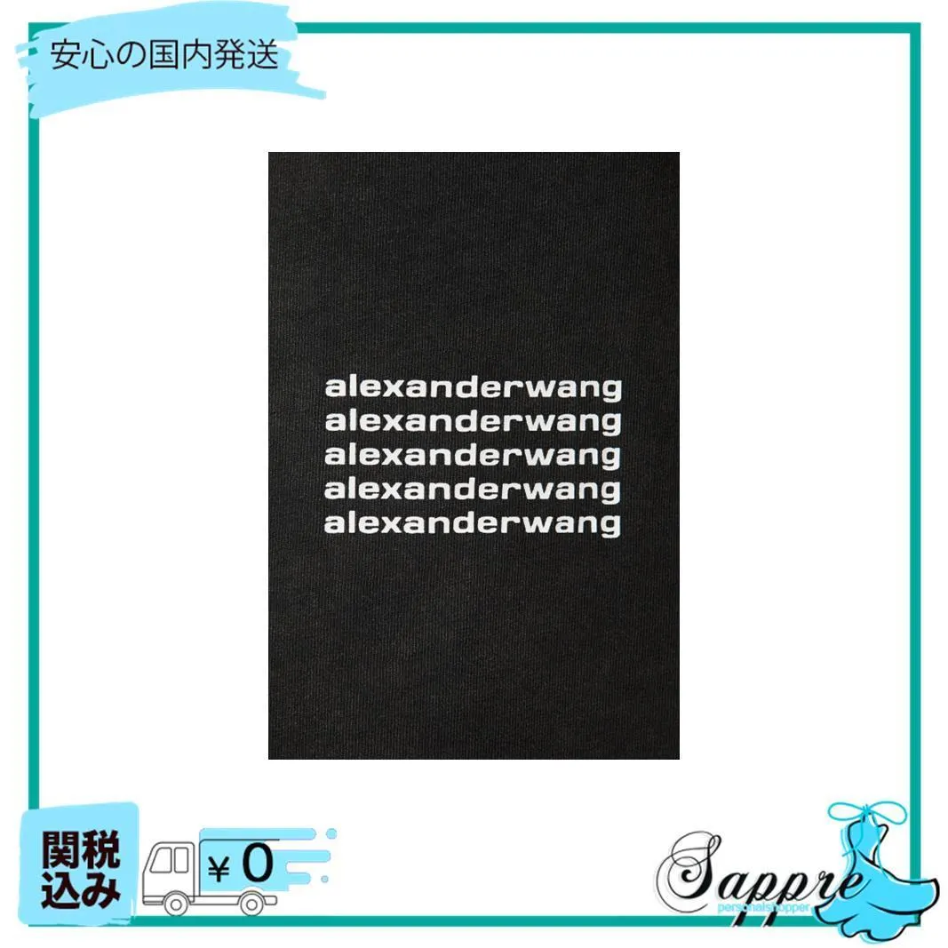 Alexander Wang  |Crew Neck Unisex Street Style Plain Cotton Logo Designers