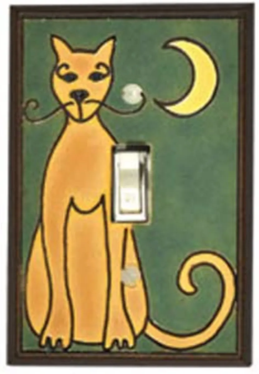 All Fired Up - Single Switchplate - Alf's Cat #AG182