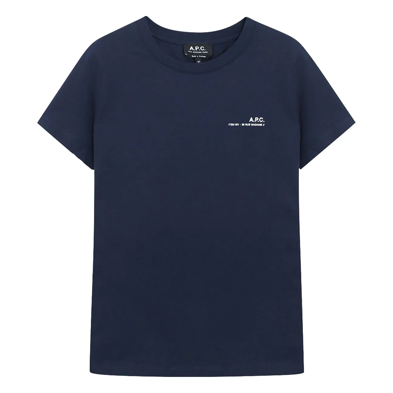 A.P.C.  |Crew Neck Unisex Street Style Cotton Short Sleeves Logo