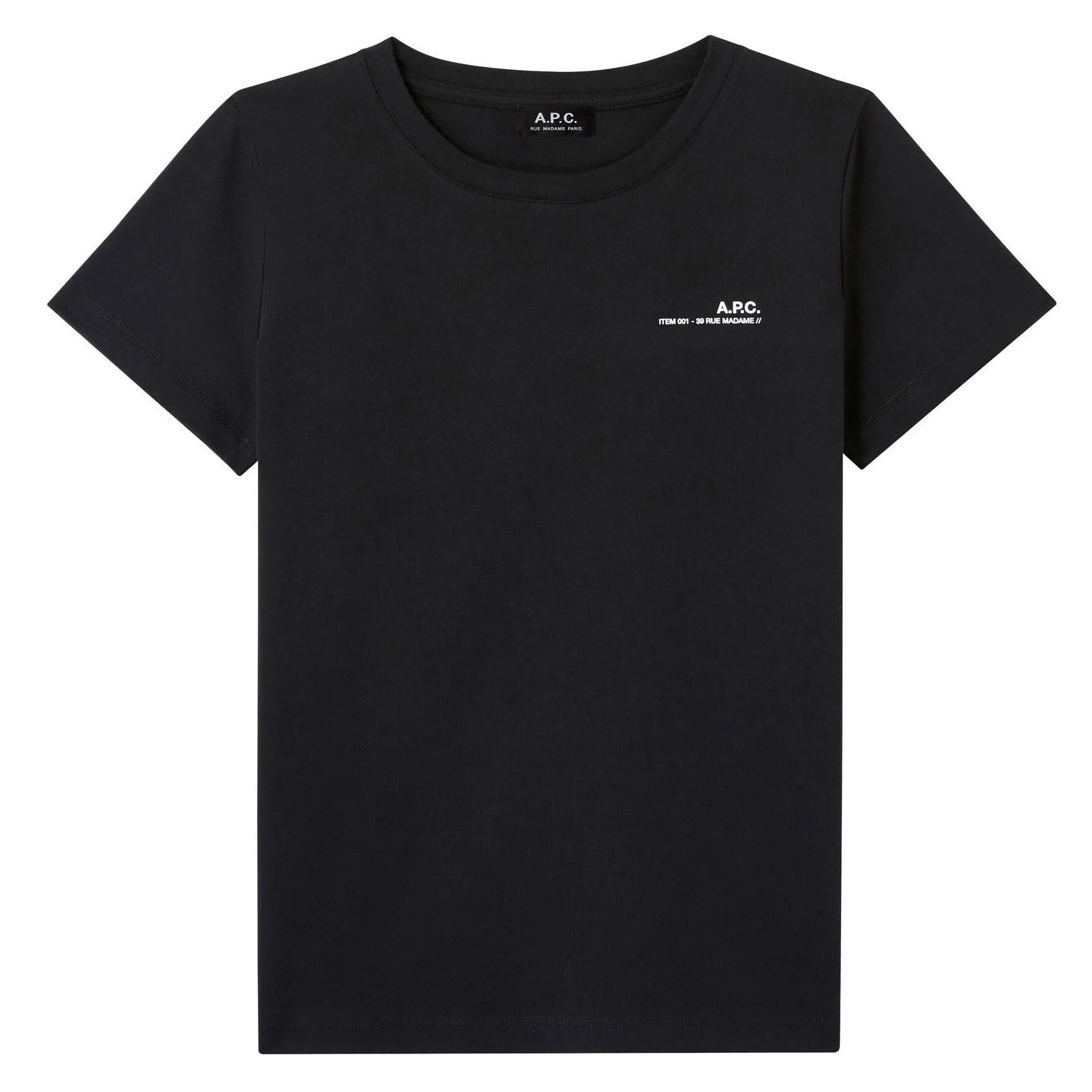 A.P.C.  |Crew Neck Unisex Street Style Cotton Short Sleeves Logo