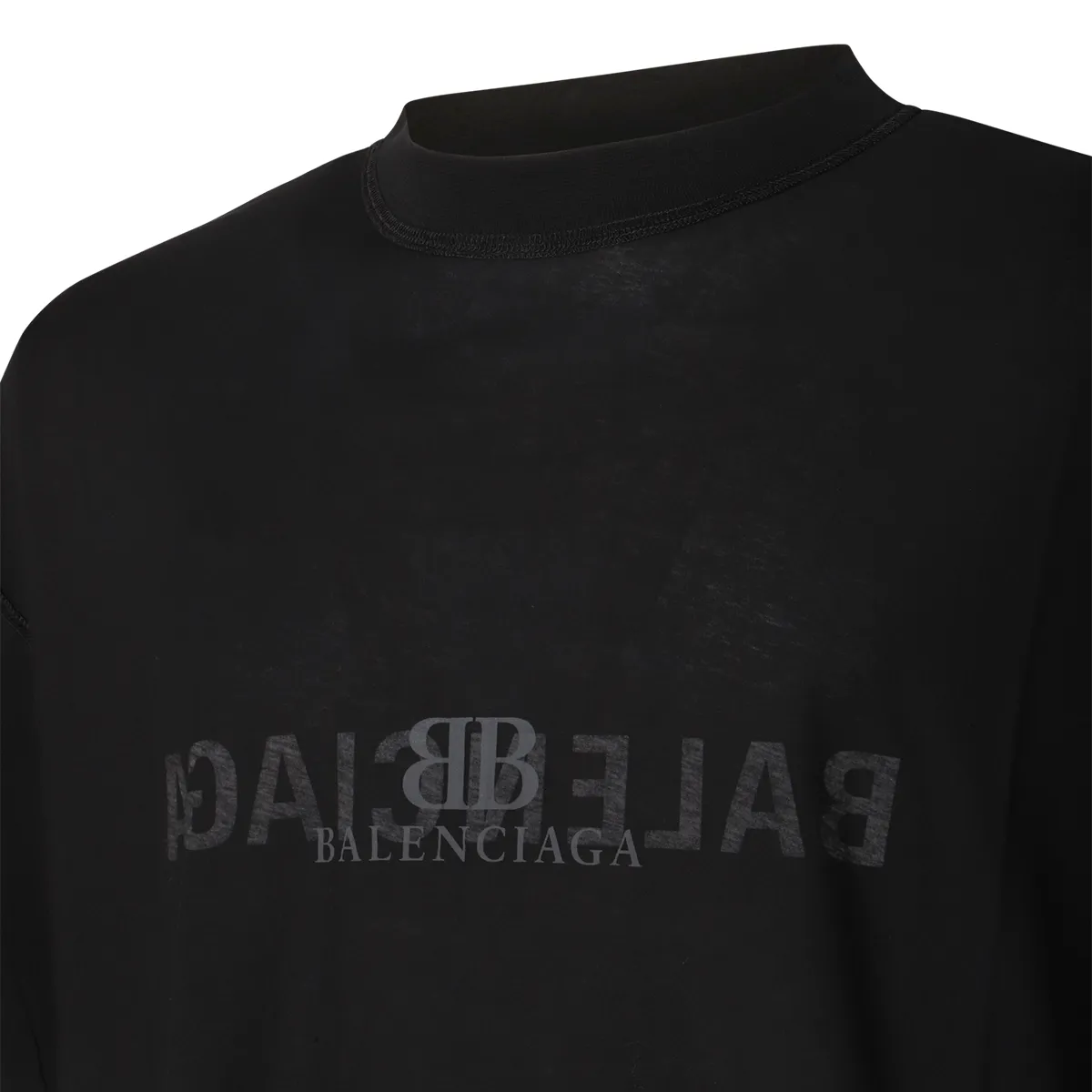 BALENCIAGA  |Crew Neck Street Style Plain Cotton Short Sleeves Logo