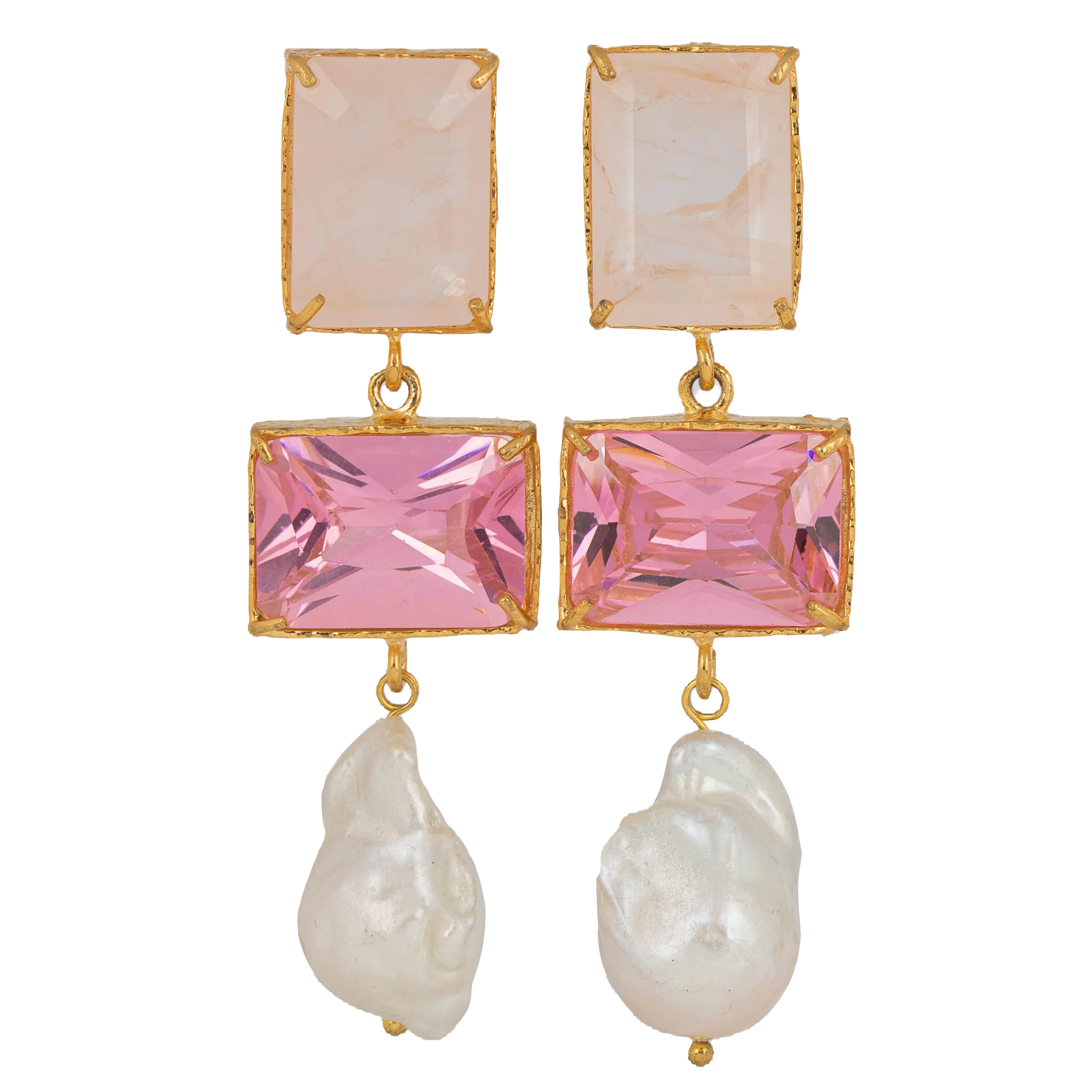 Bettina Earrings Pink