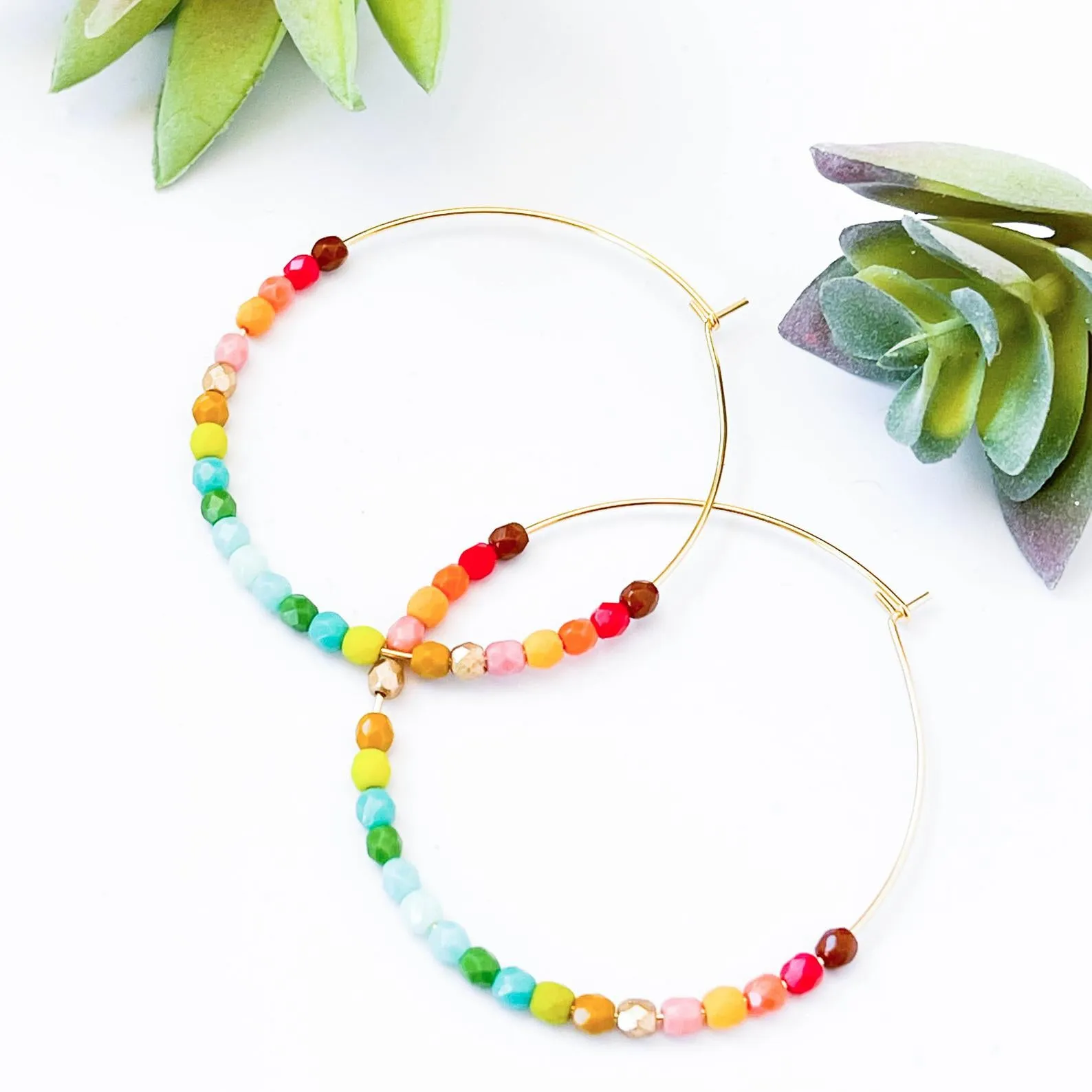 Big Ombre Hoops