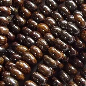 Bronzite Rondelle 8mm