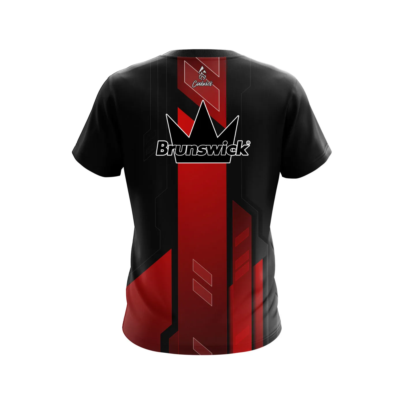 Brunswick Red Underscore Coolwick Bowling Jersey