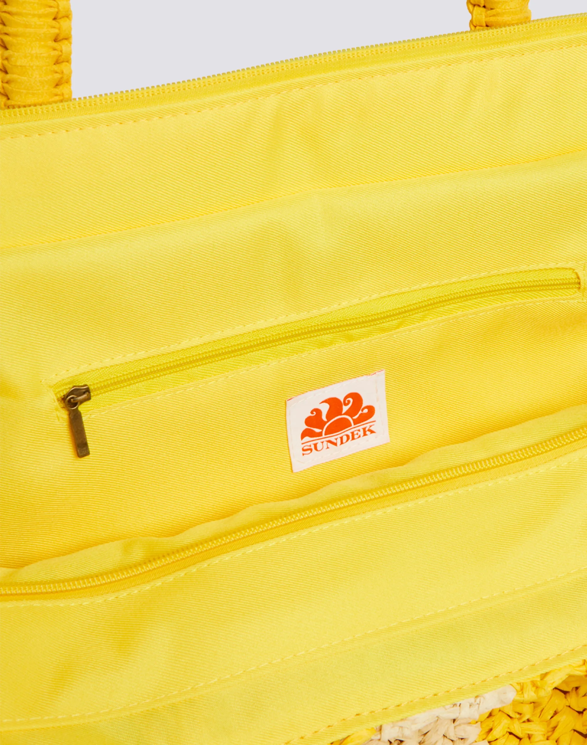 CHOU - BORSA IN PAPER STRAW CON LOGO RICAMATO