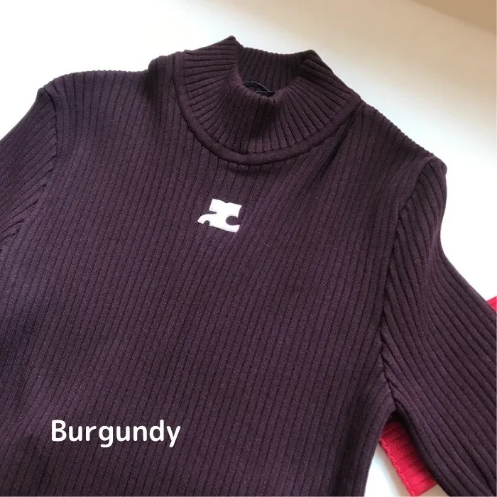 Courreges  |Plain Short Sleeves Logo V-neck & Crew neck
