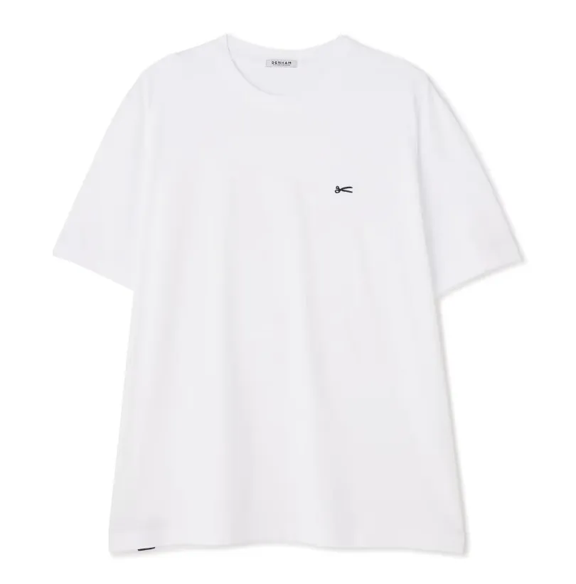 DENHAM  |Crew Neck Unisex Street Style Plain Cotton Logo Surf Style