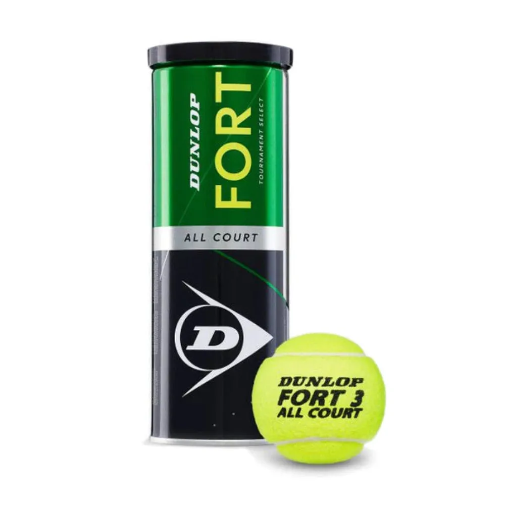 DUNLOP Fort All Court Tennis Balls (4 Cans)