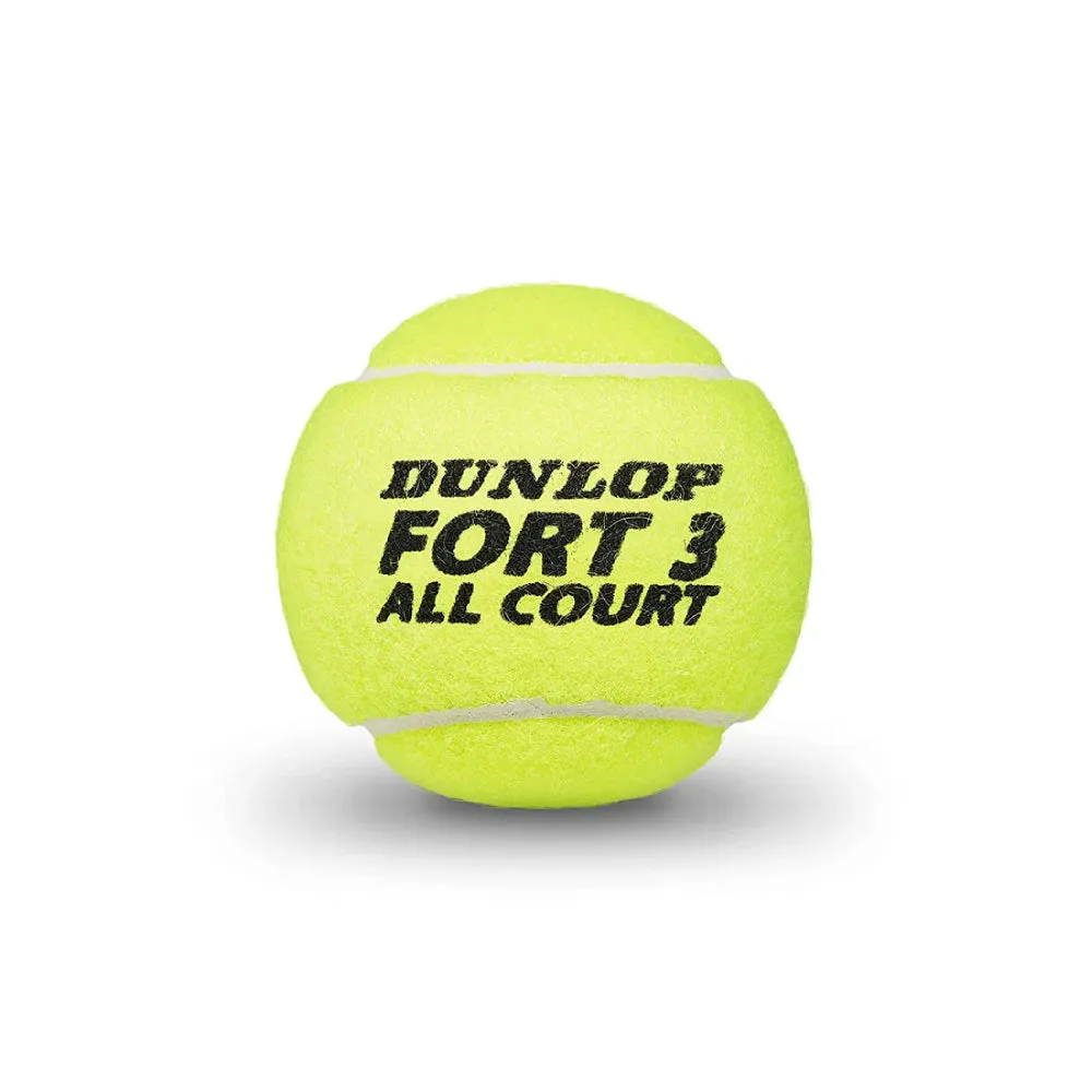 DUNLOP Fort All Court Tennis Balls (4 Cans)