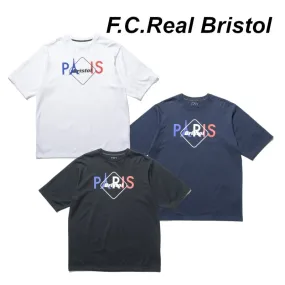 F.C.Real Bristol  |Crew Neck Unisex Street Style Plain Cotton Short Sleeves