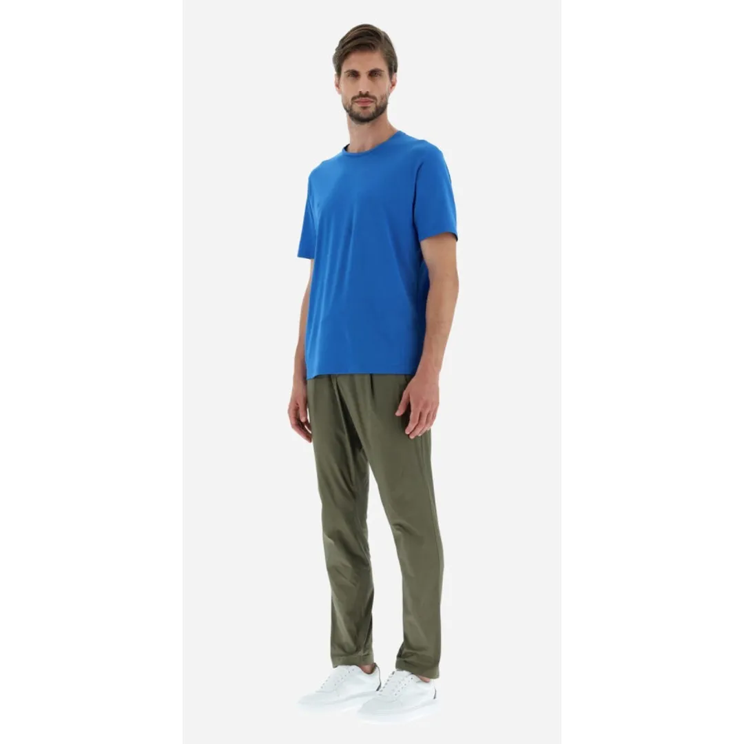 HERNO  |Crew Neck Plain Cotton Short Sleeves Crew Neck T-Shirts