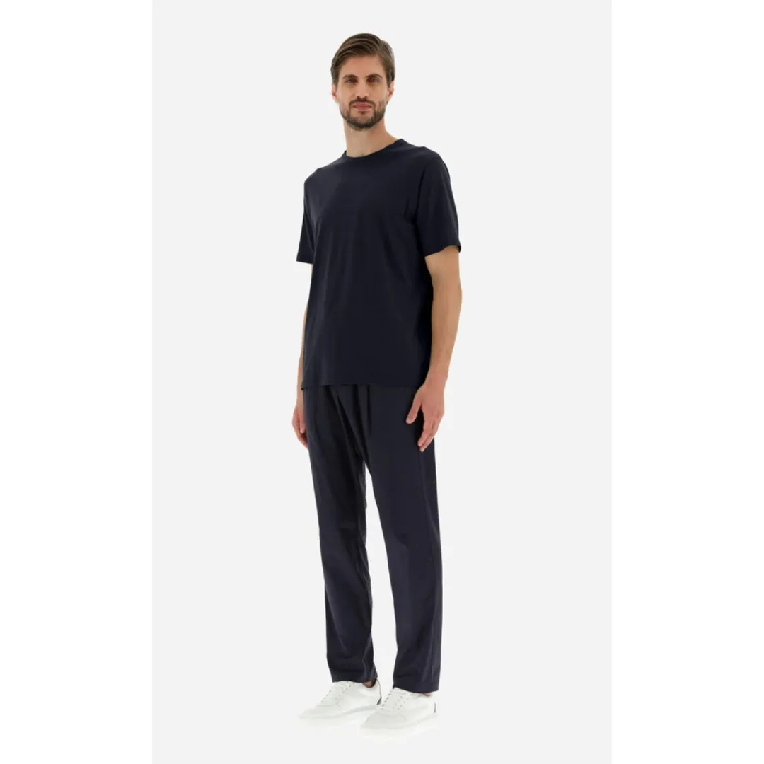 HERNO  |Crew Neck Plain Cotton Short Sleeves Crew Neck T-Shirts