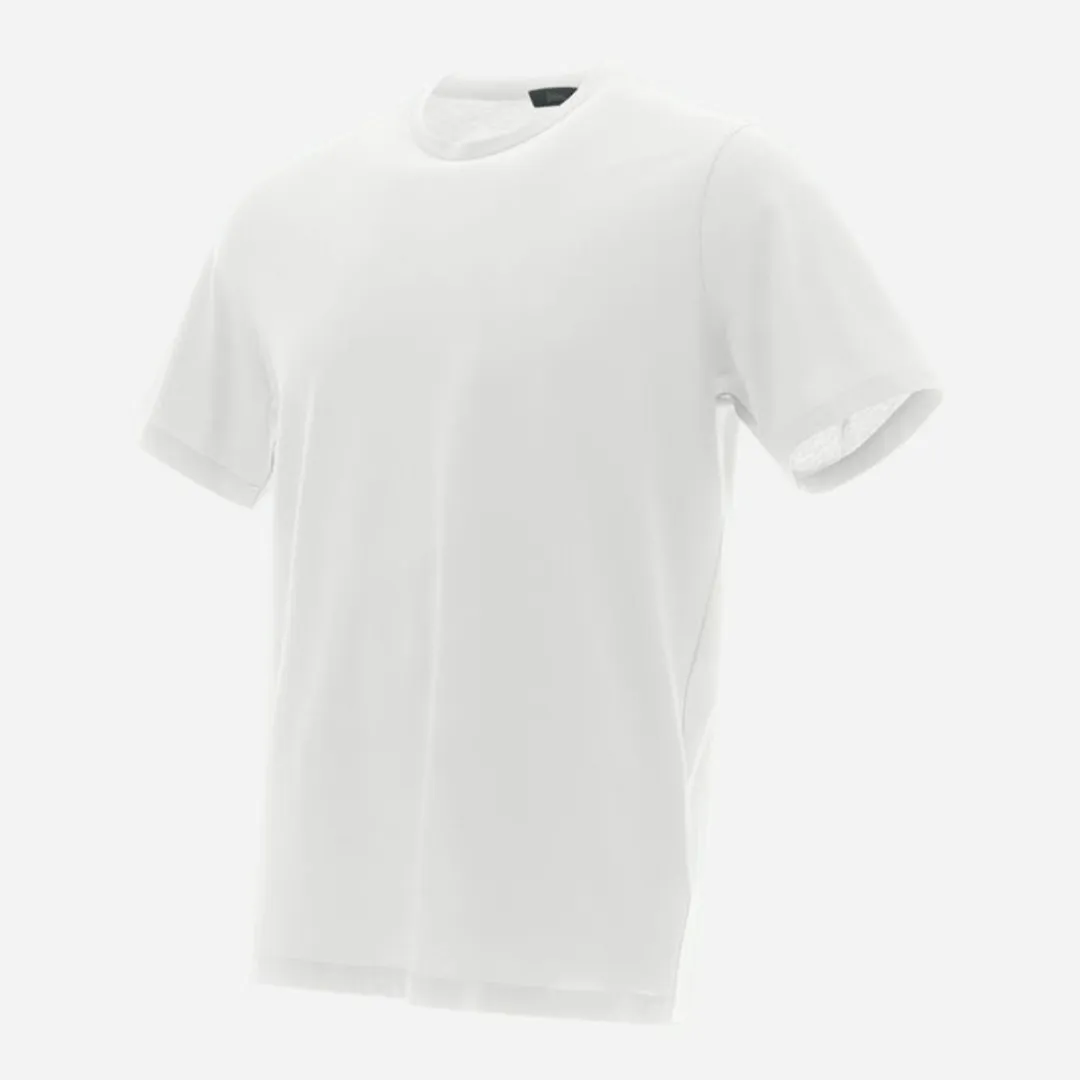 HERNO  |Crew Neck Plain Cotton Short Sleeves Crew Neck T-Shirts