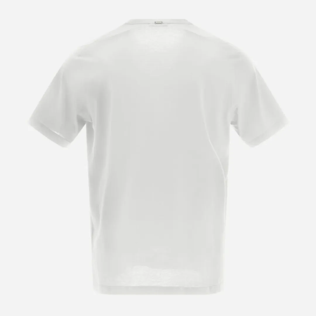 HERNO  |Crew Neck Plain Cotton Short Sleeves Crew Neck T-Shirts