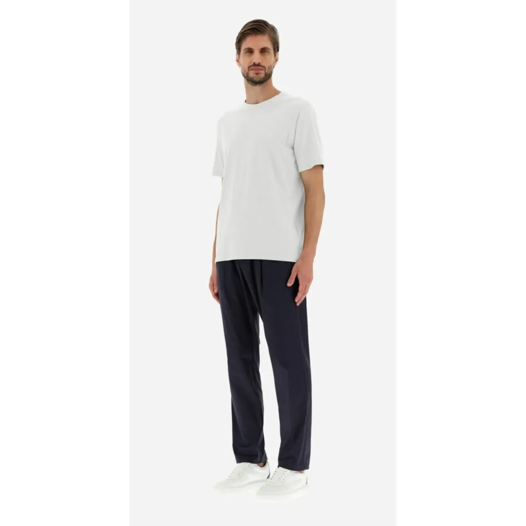 HERNO  |Crew Neck Plain Cotton Short Sleeves Crew Neck T-Shirts