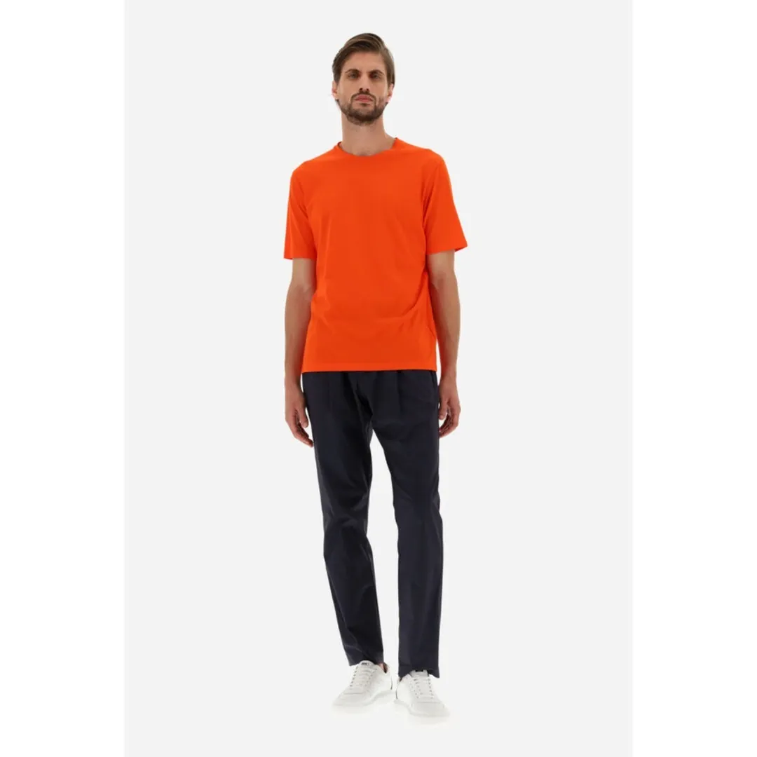 HERNO  |Crew Neck Plain Cotton Short Sleeves Crew Neck T-Shirts