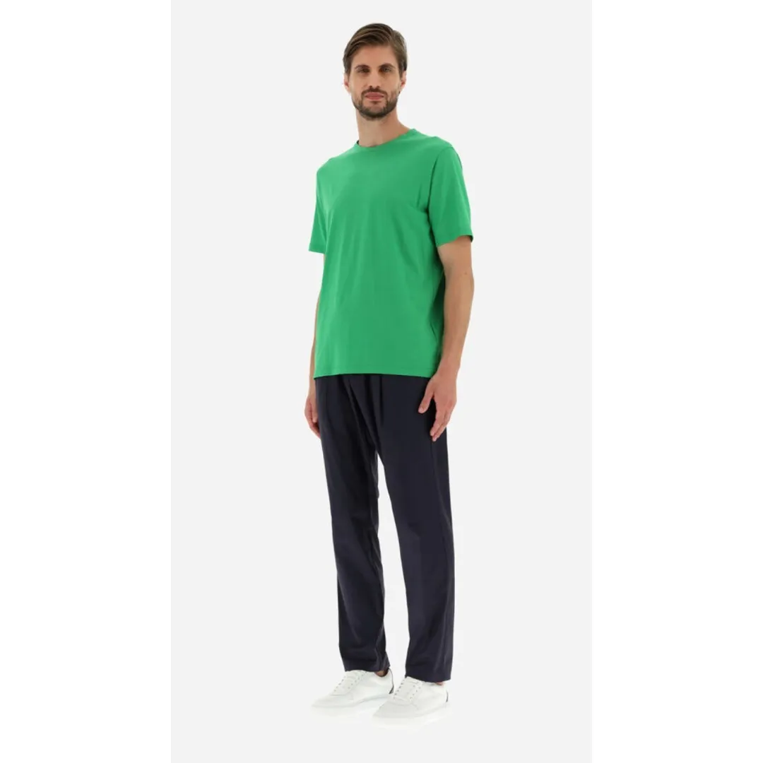 HERNO  |Crew Neck Plain Cotton Short Sleeves Crew Neck T-Shirts