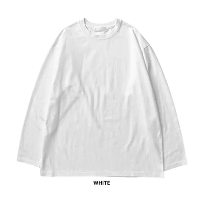 HUE  |Crew Neck Street Style Plain Cotton Crew Neck T-Shirts