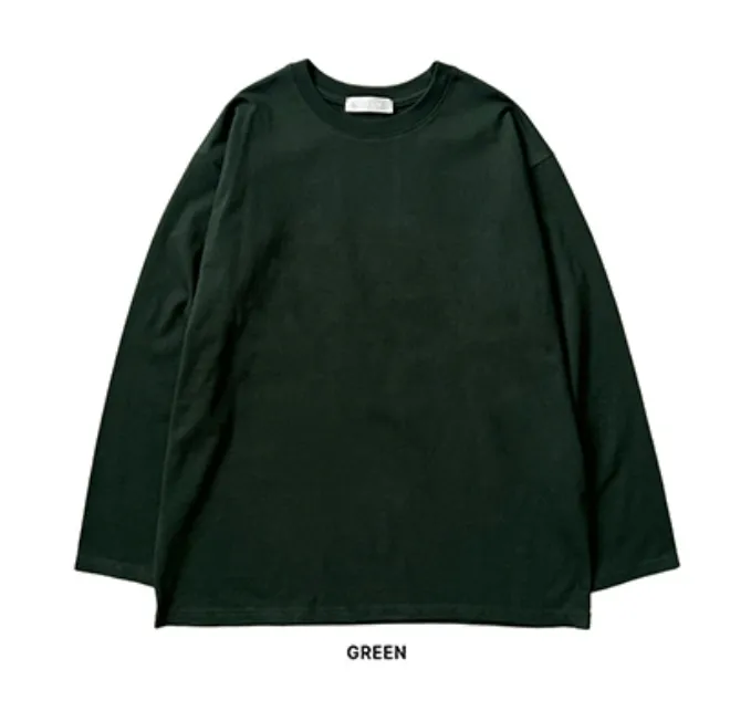 HUE  |Crew Neck Street Style Plain Cotton Crew Neck T-Shirts