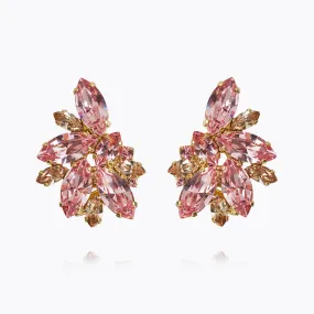Iris Earcuffs / Light Rose + Silk