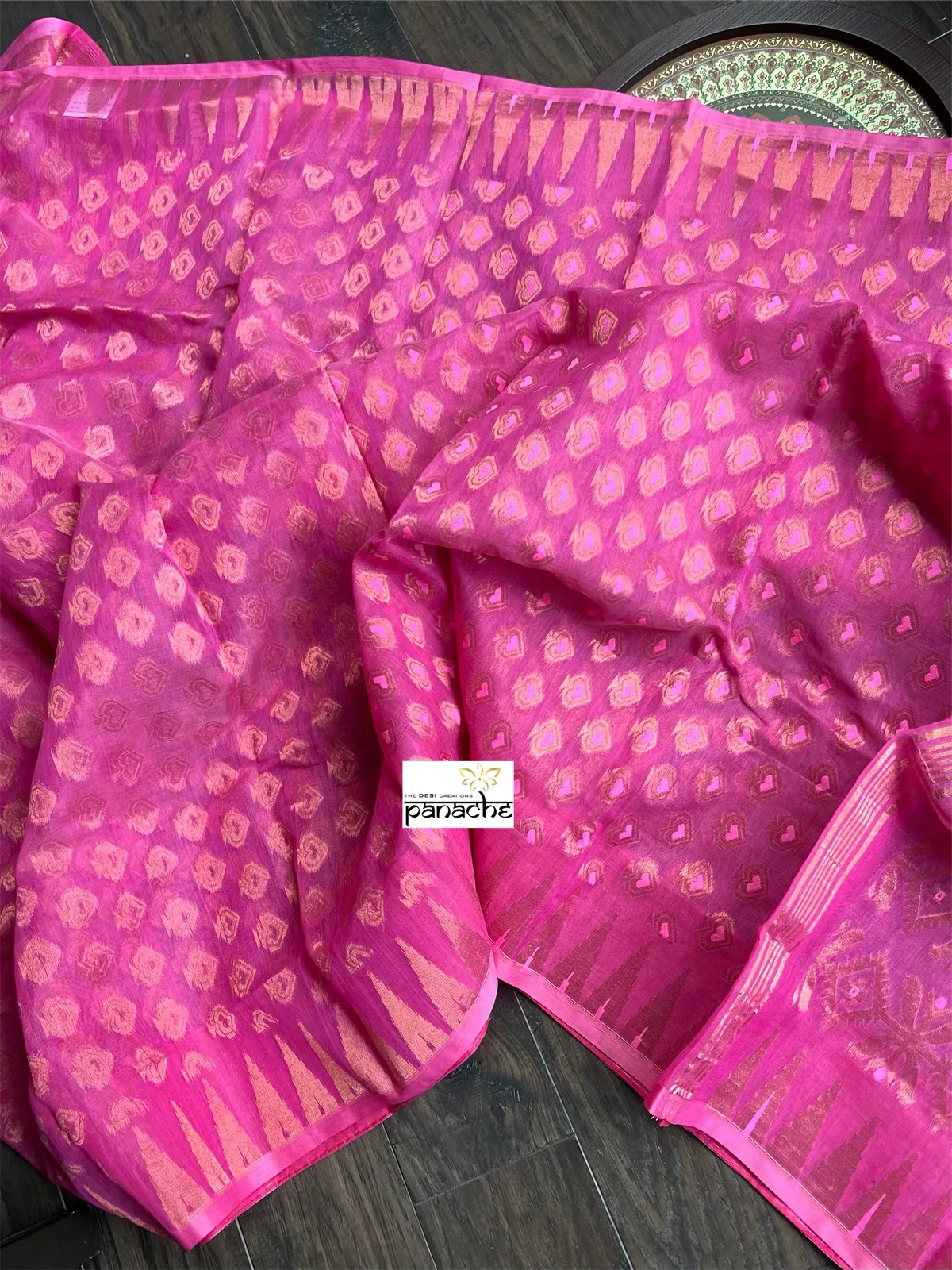 Jamdaani Soft - Pink Woven