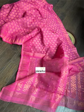 Jamdaani Soft - Pink Woven