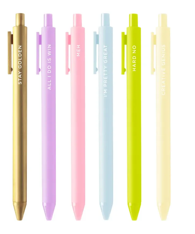 Jotter Pens, 5 Pack - All I Do Is Win