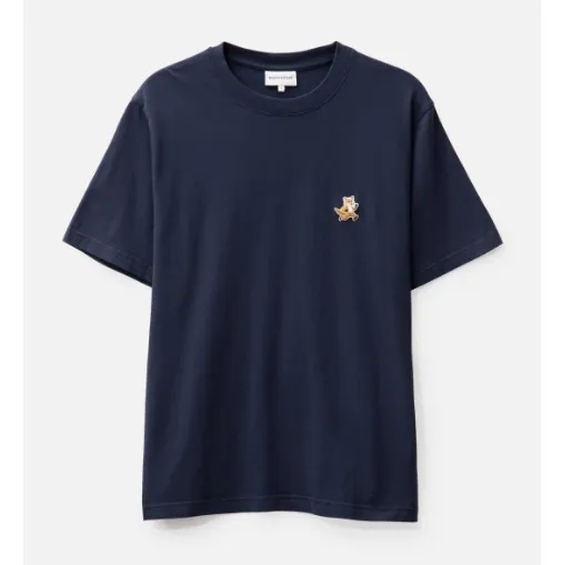 MAISON KITSUNE  |Crew Neck Unisex Plain Cotton Short Sleeves Logo Designers