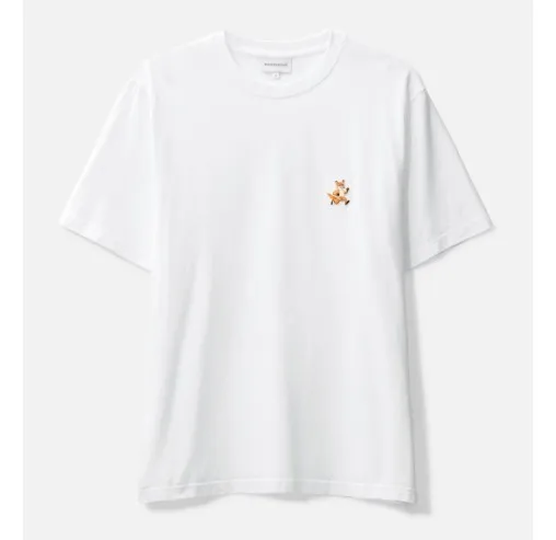 MAISON KITSUNE  |Crew Neck Unisex Plain Cotton Short Sleeves Logo Designers