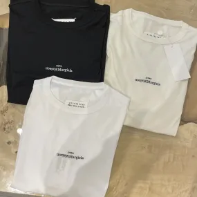 Maison Margiela  |Crew Neck Unisex Plain Cotton Short Sleeves Logo Designers