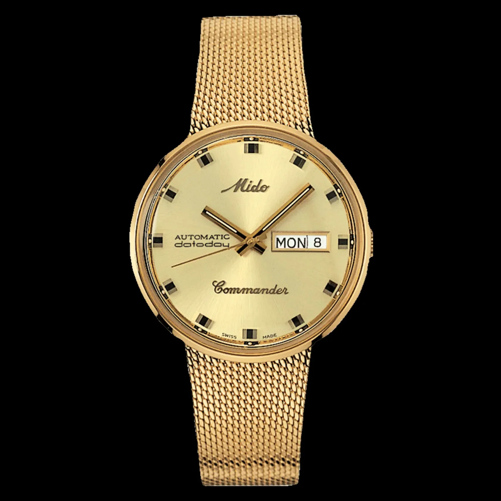 MIDO – M8429.3.22.13 COMMANDER 1959 Stainless steel / yellow dial 