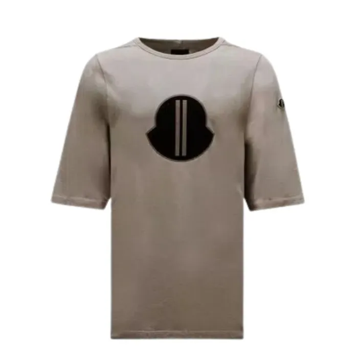 MONCLER  |Crew Neck Unisex Plain Cotton Short Sleeves Logo