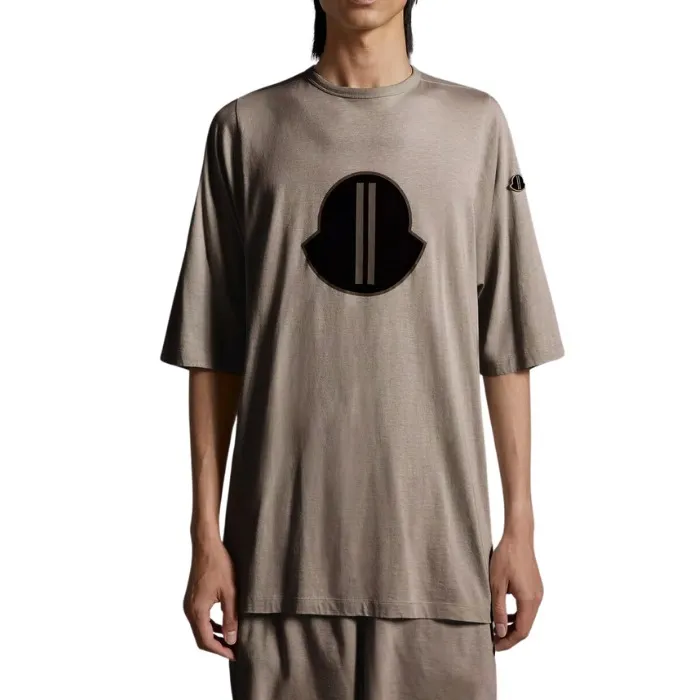 MONCLER  |Crew Neck Unisex Plain Cotton Short Sleeves Logo