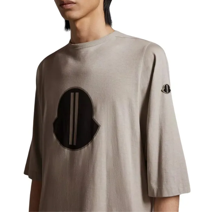 MONCLER  |Crew Neck Unisex Plain Cotton Short Sleeves Logo