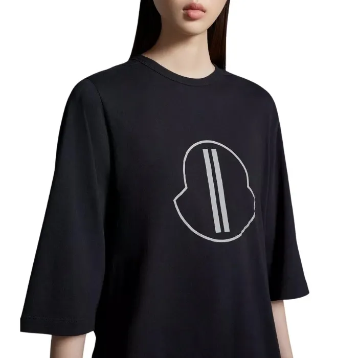 MONCLER  |Crew Neck Unisex Plain Cotton Short Sleeves Logo